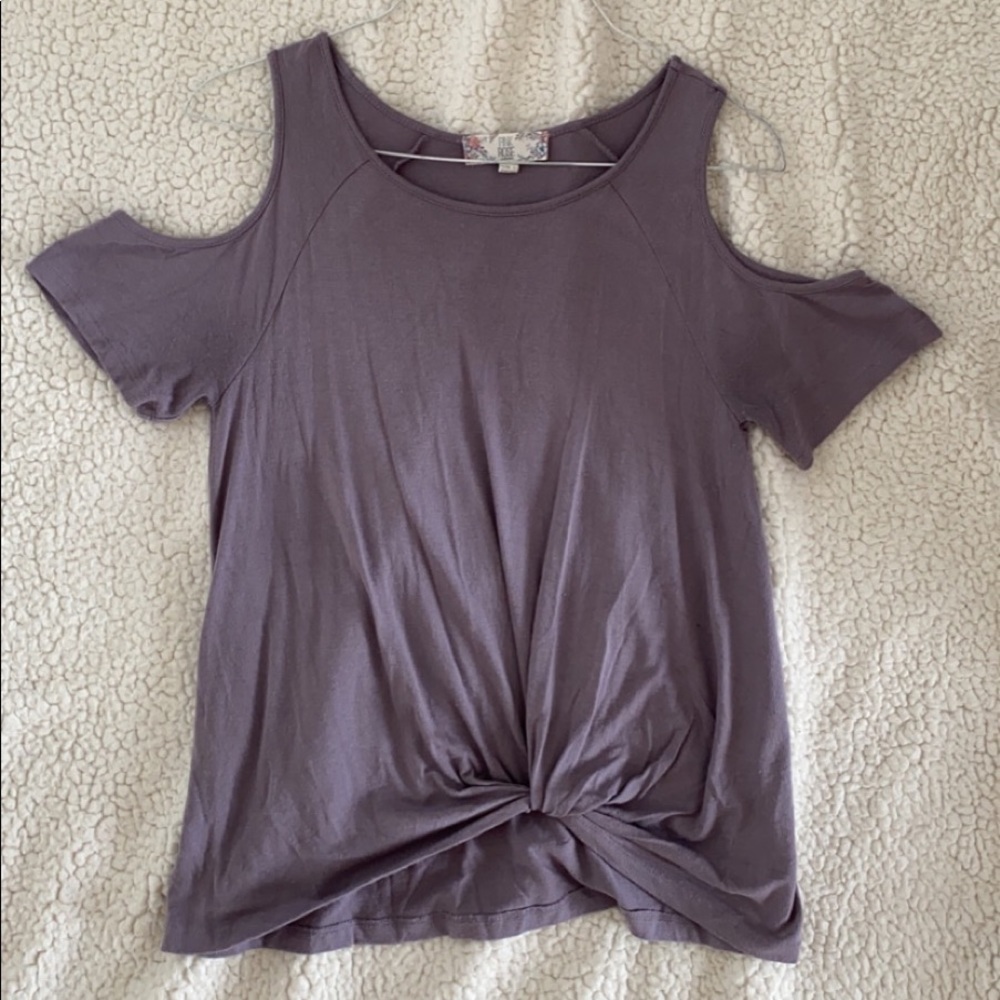 Half off shoulder top